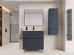 Style Line Мебель для ванной Лима 100 Plus эмаль графит матовая – фотография-2